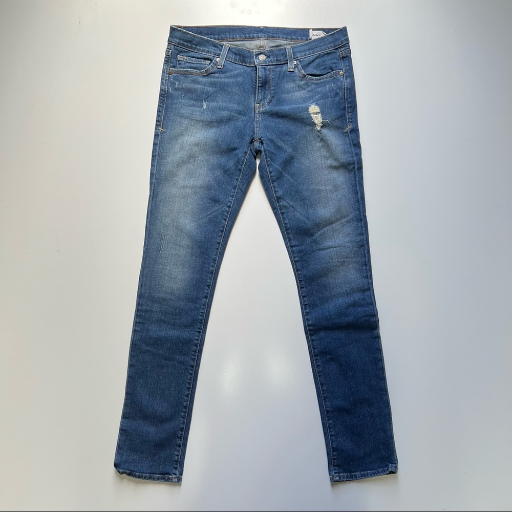 Tommy Distressed Dark Wash Skinny Jeans 30/32